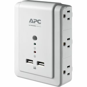 Essential SurgeArrest 6 Outlet Wall Mount With USB, 120V