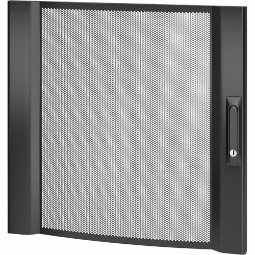 NetShelter SX 12U 600mm Wide Perforated Curved Door Black