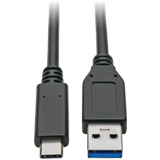 U428-C03-G2 USB Type-C to USB Type-A Cable, M/M, USB-IF Certified, 3 ft.