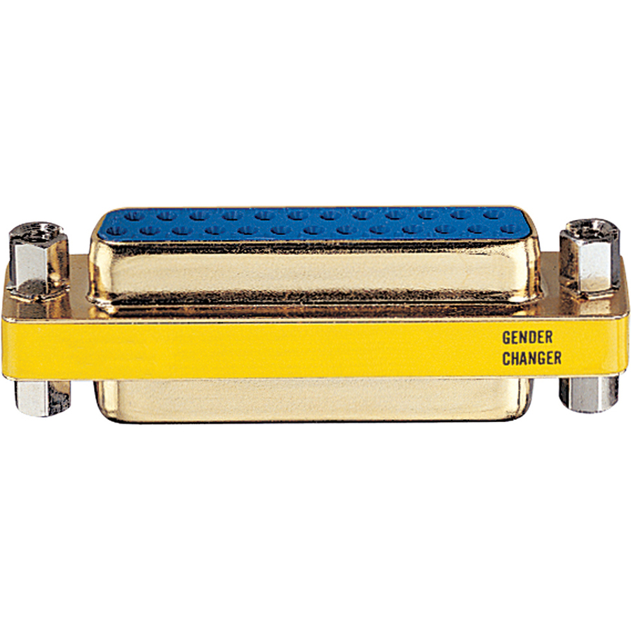 P154-000 Compact Gold DB25 Gender Changer (DB25F/F)