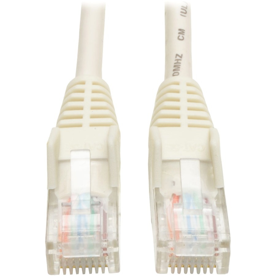50-ft. Cat5e 350MHz Snagless Molded Cable (RJ45 M/M) - White