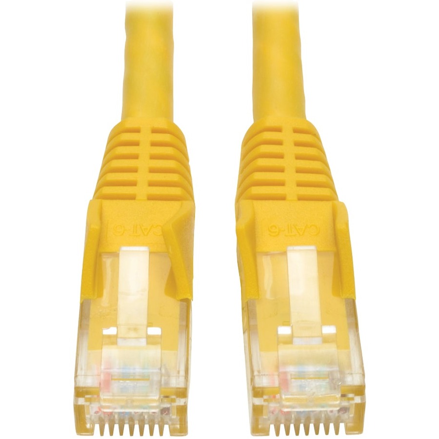 35-ft. Cat6 Yellow Gigabit Patch Cord Snagless Molded