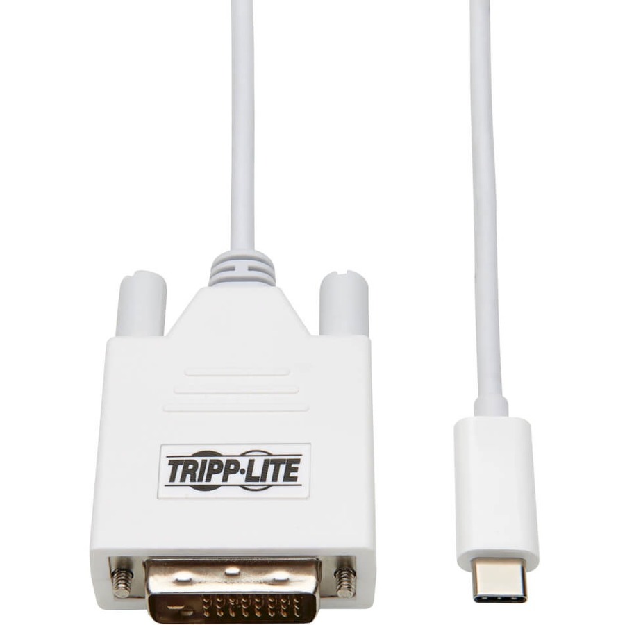 U444-010-DE USB-C to DVI Adapter Cable (M/M), White, 10 ft. (3 m)