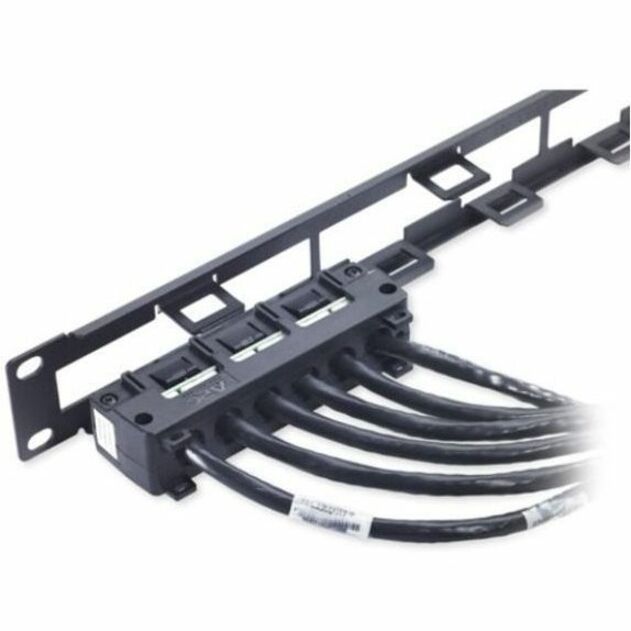Data Distribution Cable, CAT6 UTP CMR 6XRJ-45 Black, 23FT (7.0M)