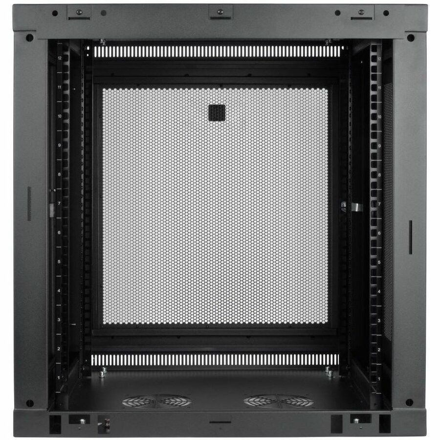 SmartRack 12U Low-Profile Switch-Depth-Plus Wall-Mount Rack Enclosure Cabinet
