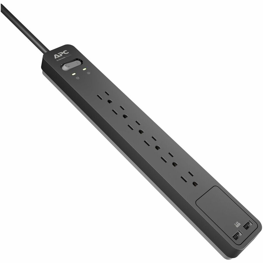 Essential SurgeArrest PE6U2, 6 Outlets, 2 USB charging ports,120V