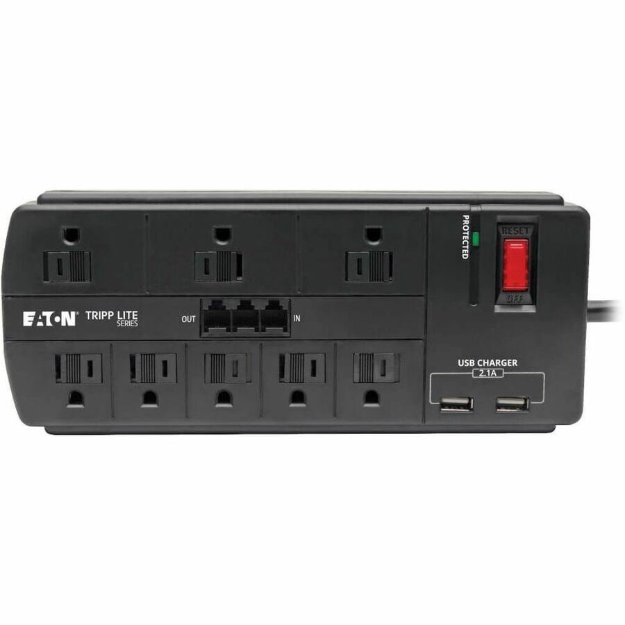 Protect It! TLP88TUSBB 8-Outlet Surge Suppressor/Protector