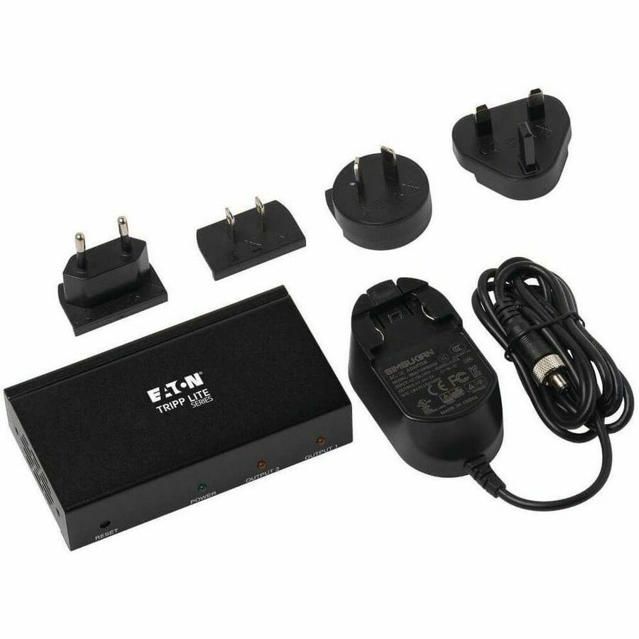 B118-002-HDR 2-Port HDMI 2.0 Splitter with Multi-Resolution Support
