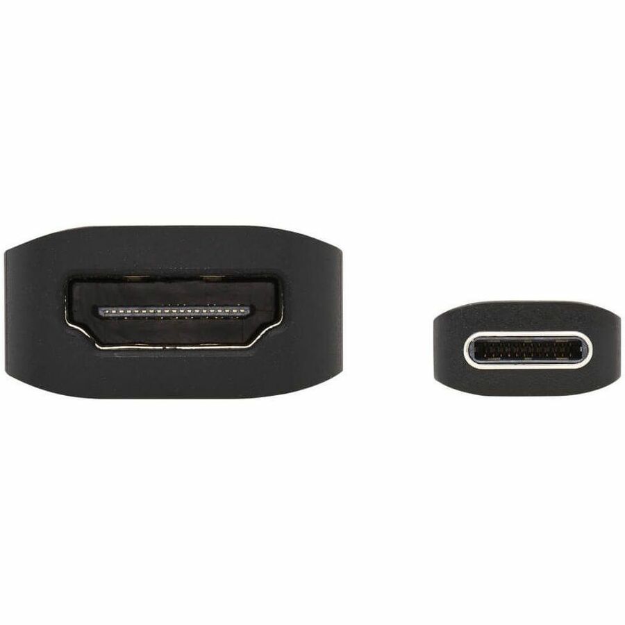 U444-06N-HDR-B USB-C to HDMI Adapter Cable, M/F, Black, 6 in.