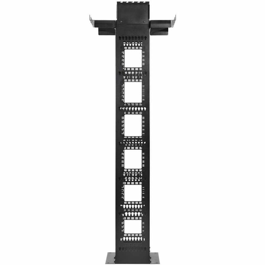 SmartRack 45U Heavy-Duty 2-Post Open Frame Rack, 12-Inch Deep