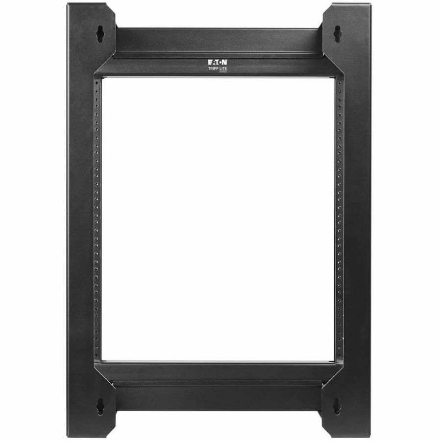SmartRack 12U Wall-Mount 2-Post Open Frame Rack, Hinged Front, Heavy Duty