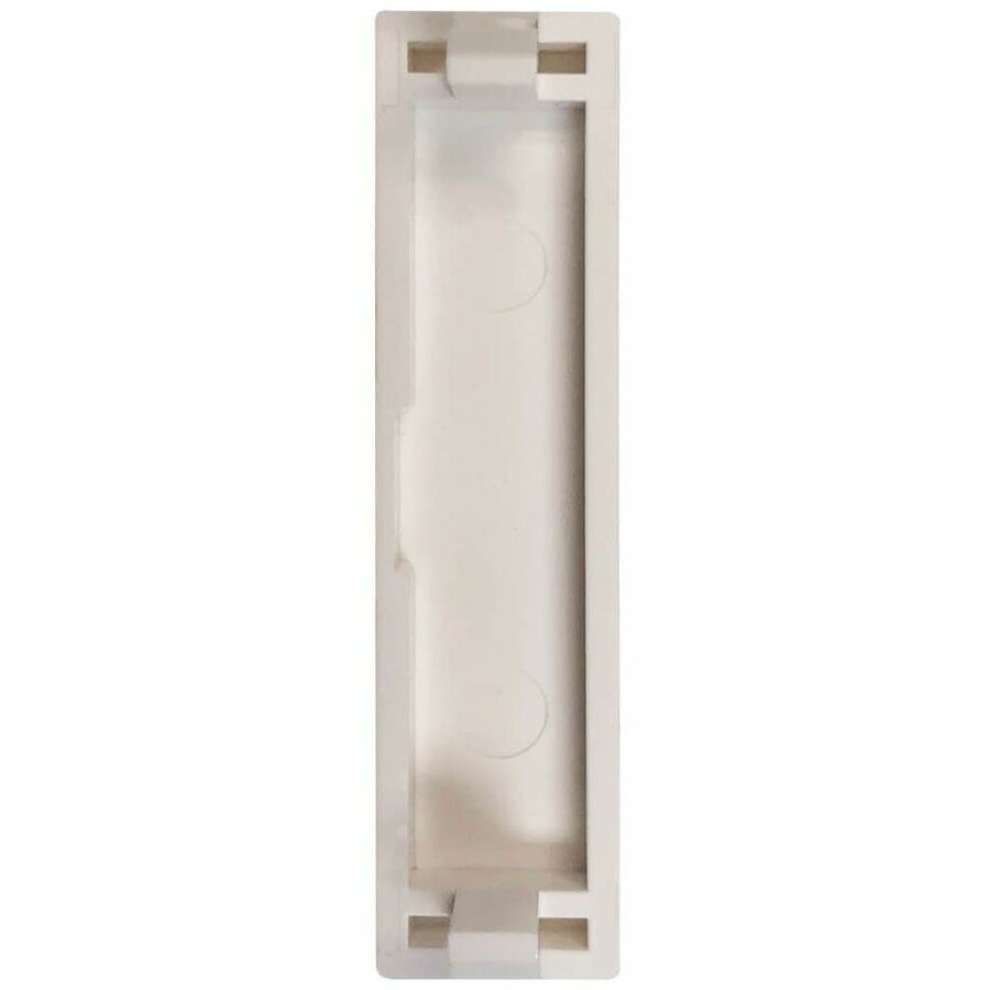 Blank Snap-In Insert, UK Style, 12.5 x 50 mm, White