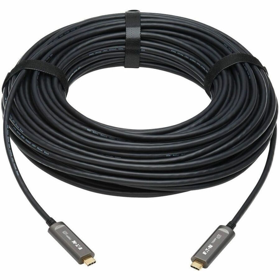 USB 3.2 Gen 2 Fiber Active Optical Cable, M/M, 20 m (66 ft.)