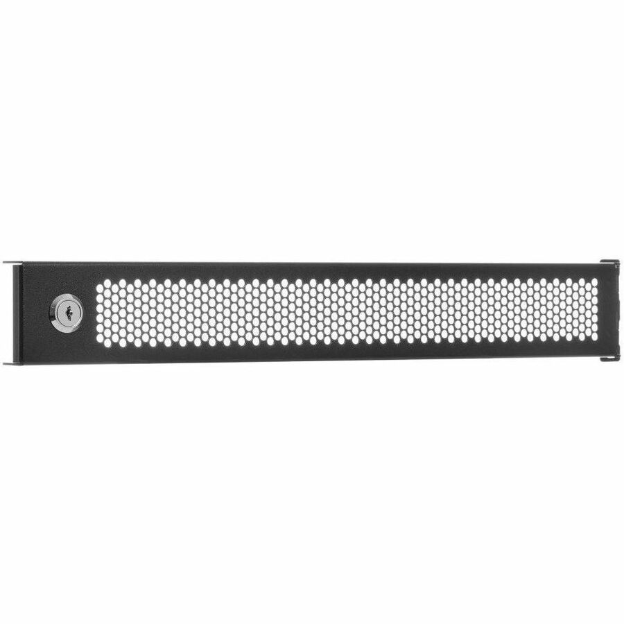 Hinged Standoff Security Cage for Rack Equipment, 1U, Front